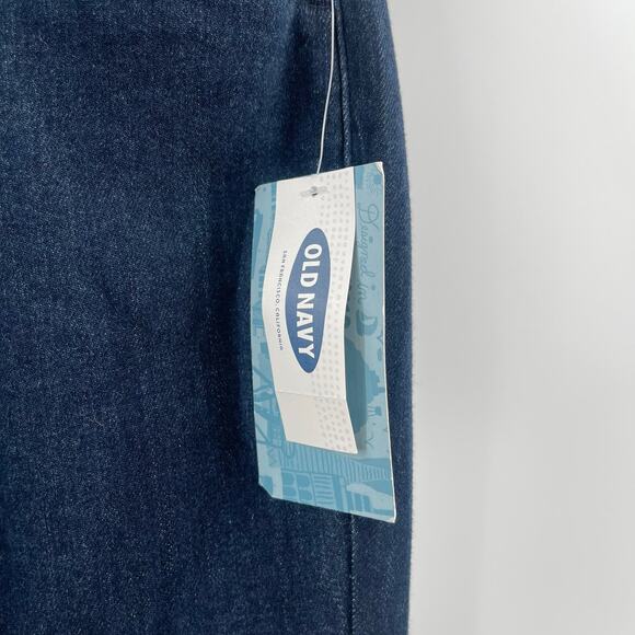 OLD NAVY Trouser Jeans SZ 2 Regular NWT Dark Wash Denim Stretch Business Casual - Picture 4 of 13